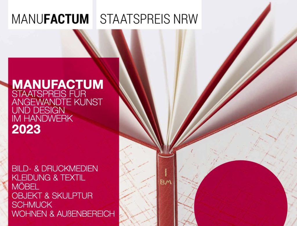 Staatspreis MANUFACTUM für angewandte Kunst und Design im Handwerk 2023